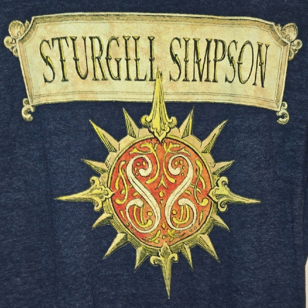 Sturgill Simpson Navy Graphic Tee - Men's Short Sleeve LOT R1 - Picture 3 of 4